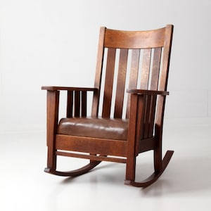 antique Mission rocking chair