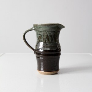 vintage studio pottery pitcher
