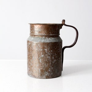 antique copper jug pitcher