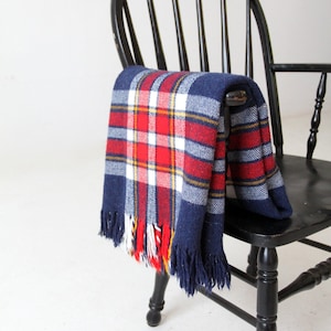 vintage Faribo plaid throw blanket
