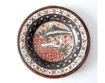 vintage Mexican Tonala style plate