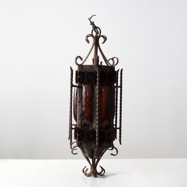 vintage iron chandelier, hacienda lighting, Mexican light