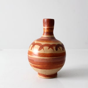 vase en poterie mexicaine vintage