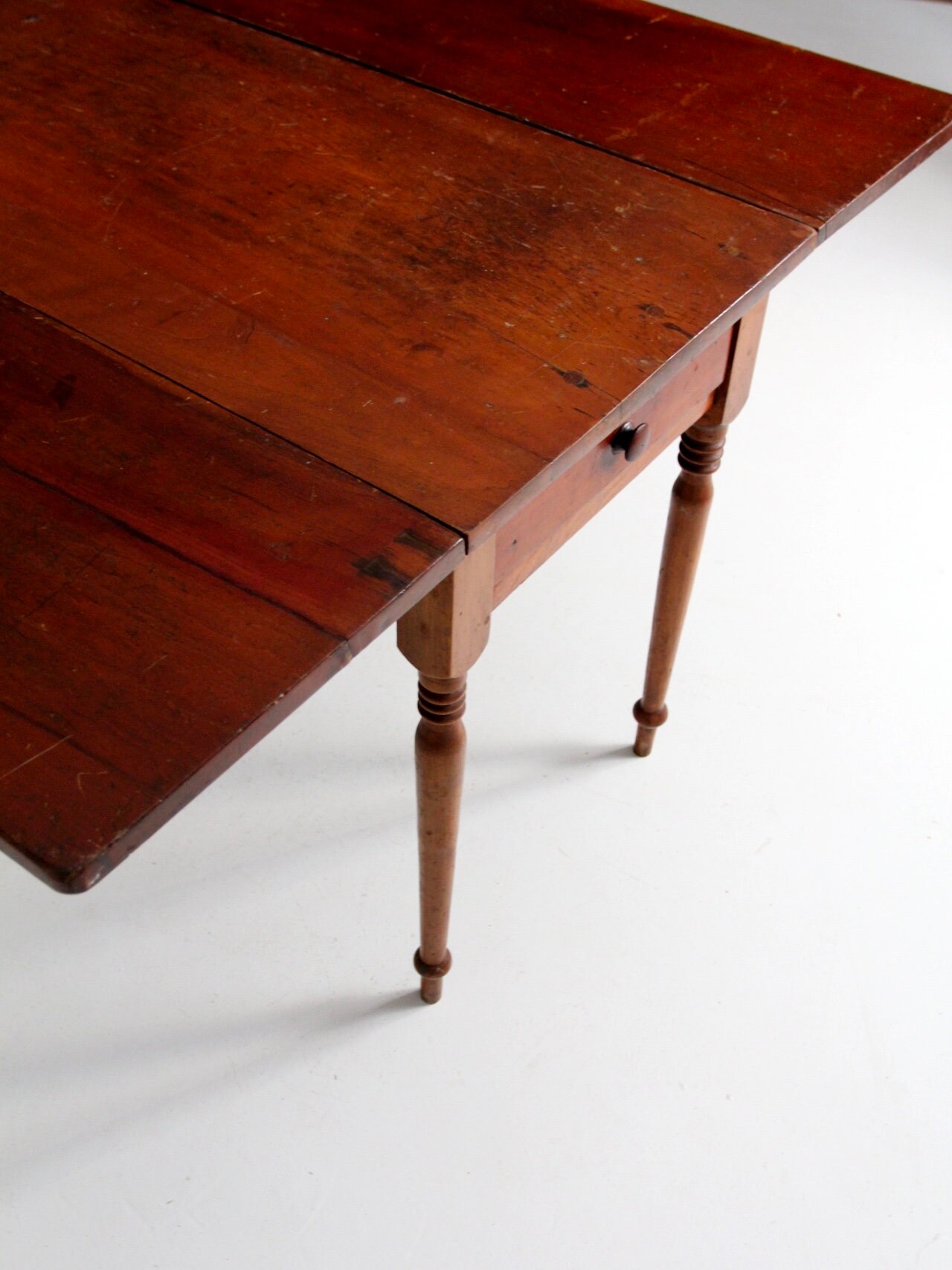 Antique drop leaf table with drawer discount
