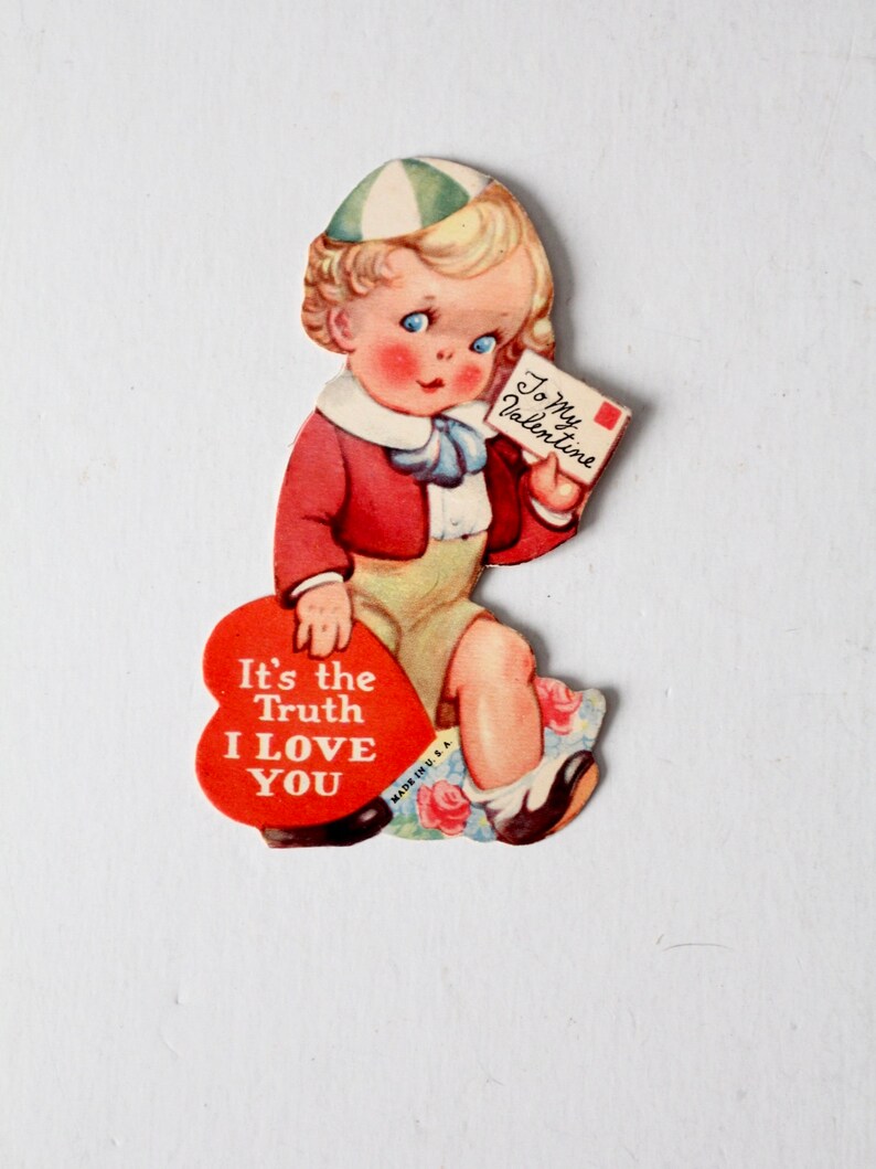 vintage Valentine's Day card circa 1930s image 2