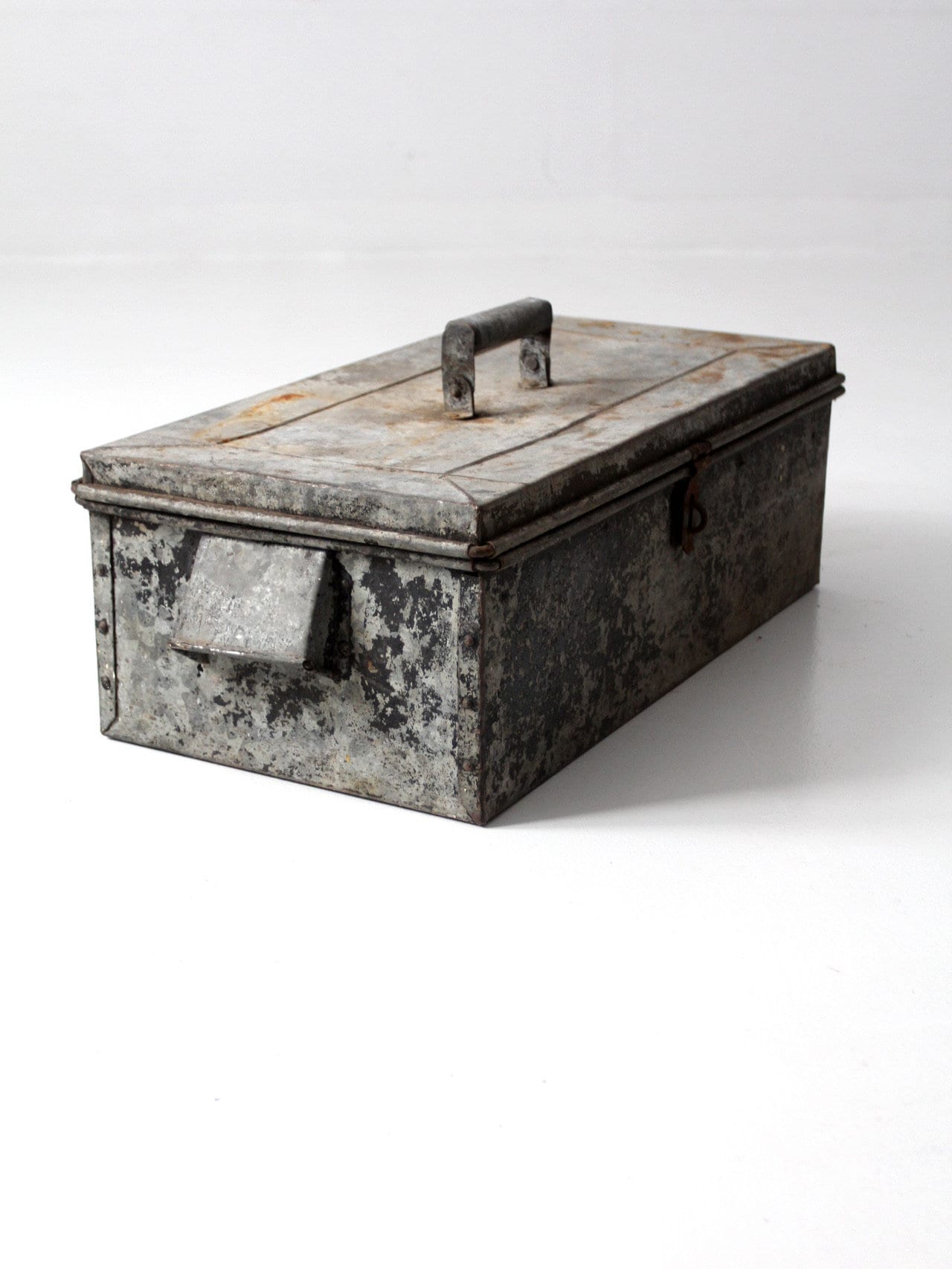 アンティーク雑貨 IRON TOOL BOX Vintage Iron Tool Box for Home