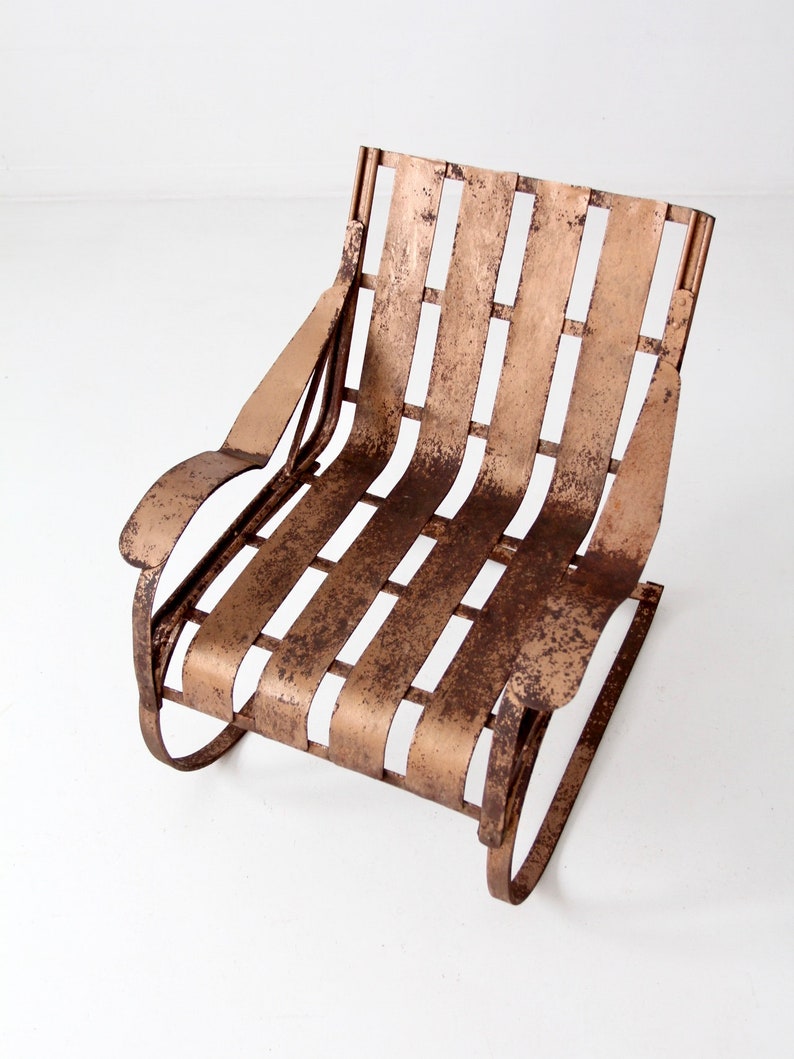 1950s Patio Chair Metal Bouncer Lawn Chair - Etsy