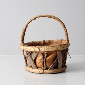 vintage bark basket