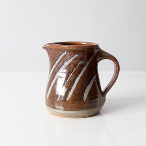vintage studio pottery pitcher