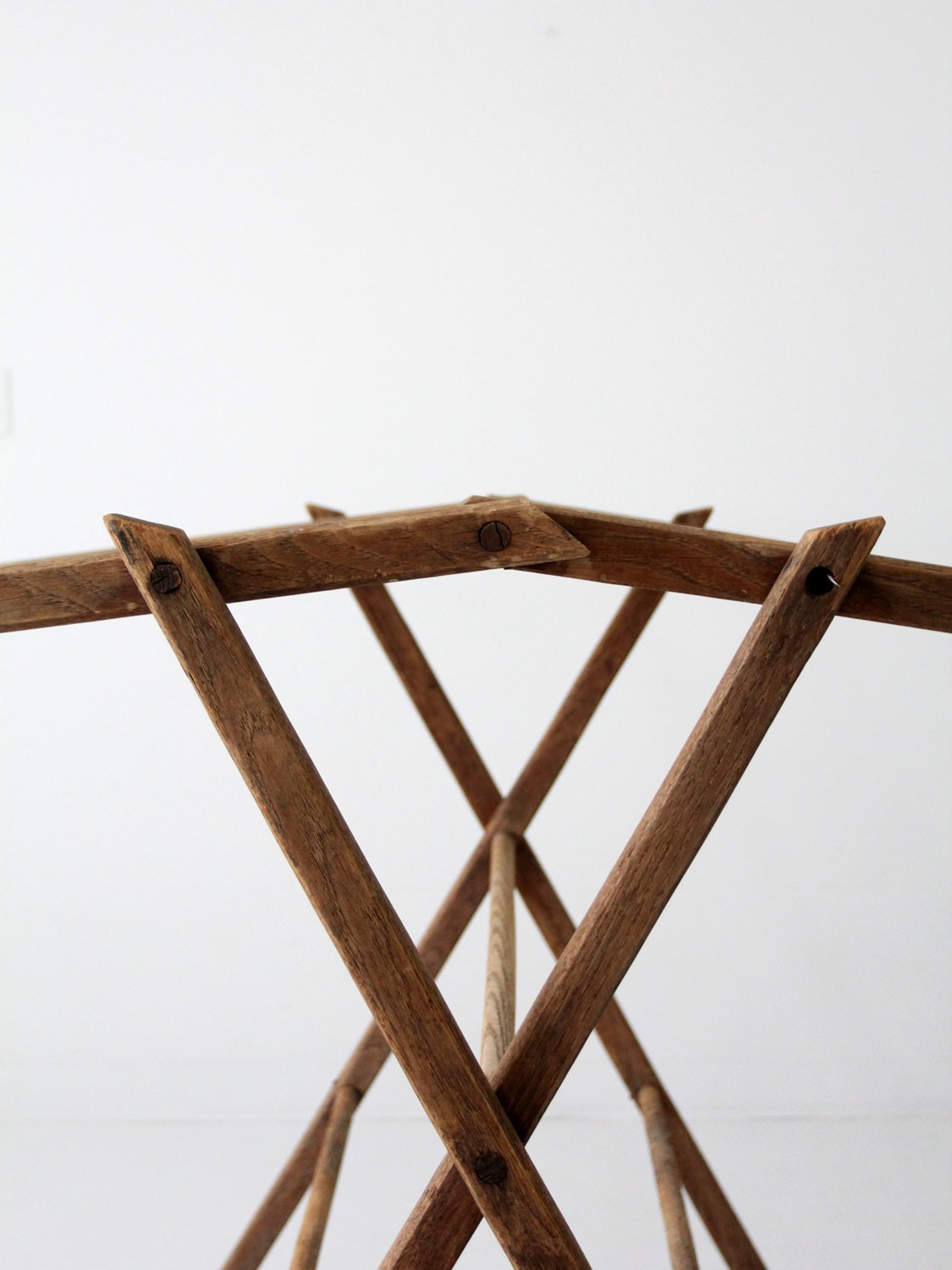 Antique Drying Rack Wood Laundry Stand Etsy