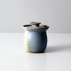 vintage studio pottery jar
