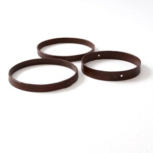 antique iron rings collection of 3 image 3