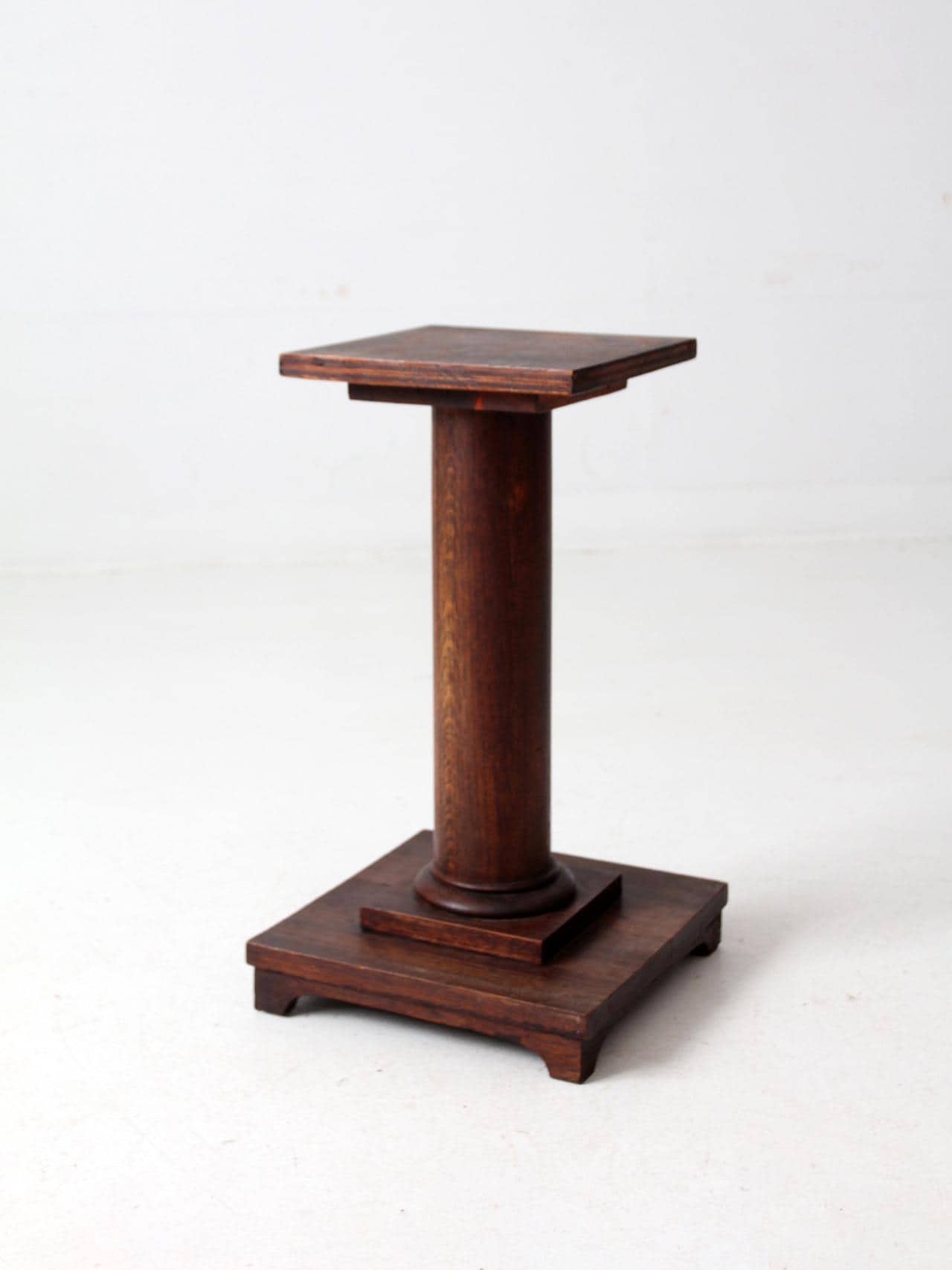 Antique Mission Style Pedestal Stand - Etsy