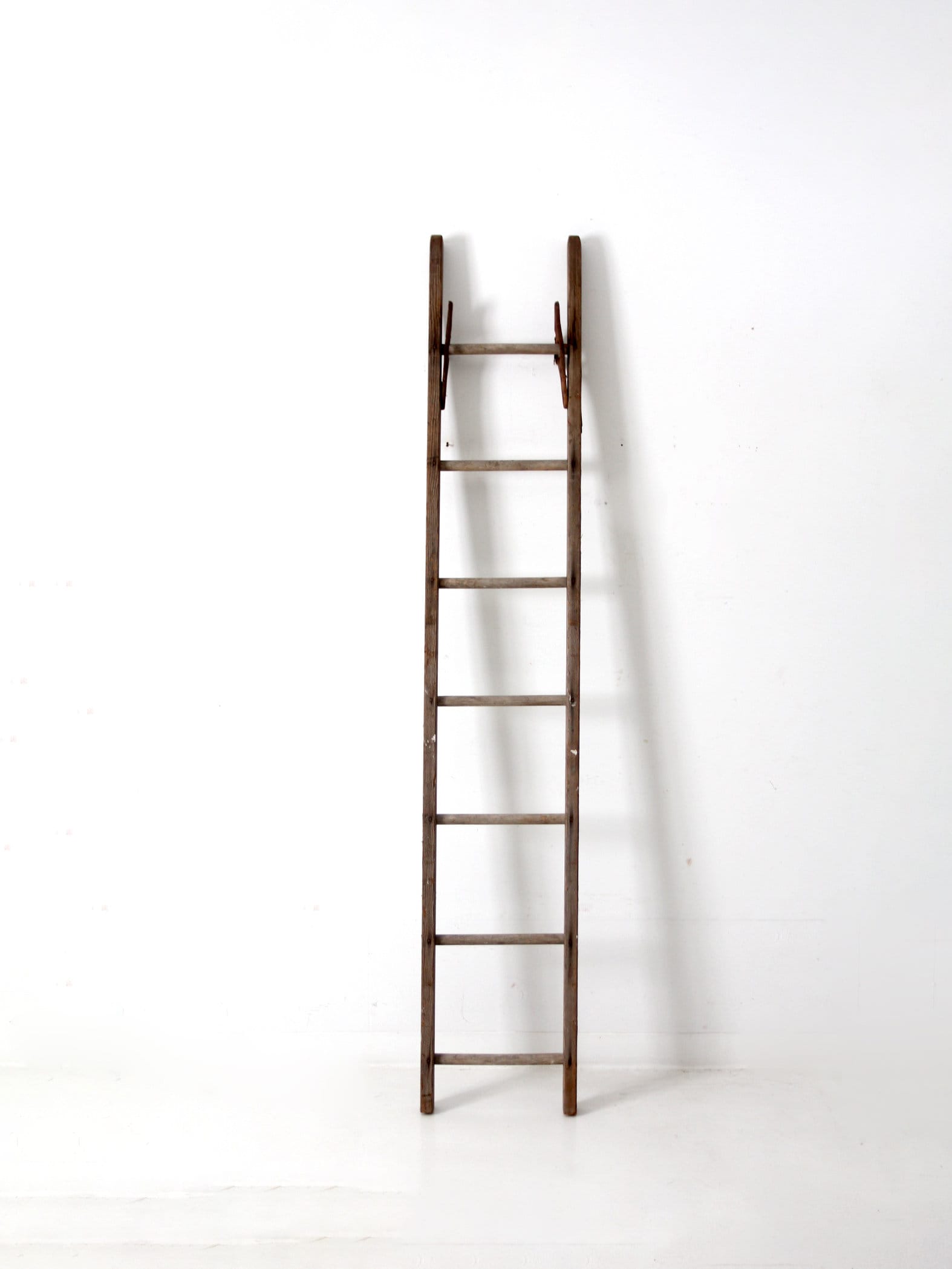 アンティーク雑貨 ladder antique wooden ladder – Shoppe Details and Design Showroom