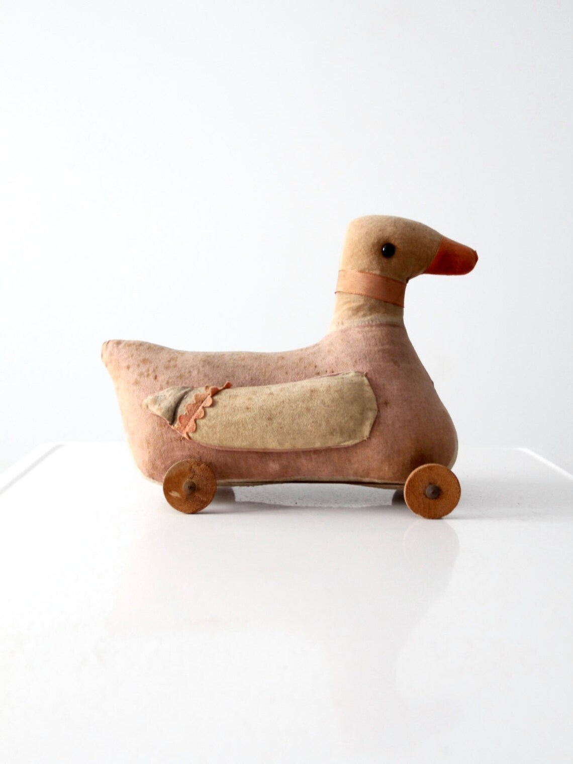 Antique Toy Duck Stuffed Animal Pull Toy Etsy