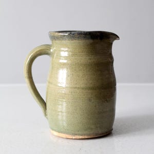 vintage studio pottery pitcher