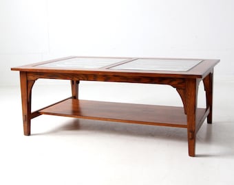 Mid Century Glass Top Coffee Table, Brass Lion Head Accents - Etsy