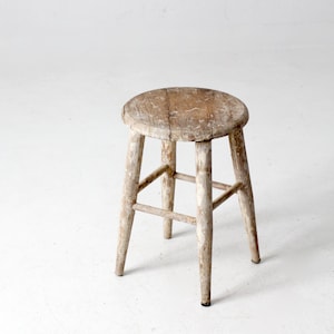 vintage farmhouse stool