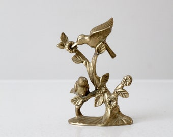 vintage Andrea by Sadek brass hummingbirds