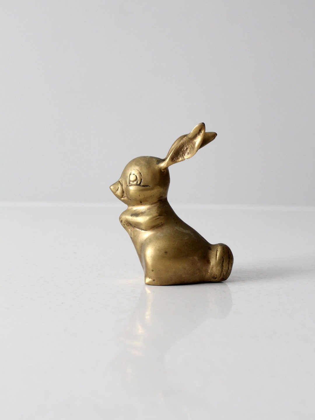 Vintage Brass Bunny Rabbit - Etsy