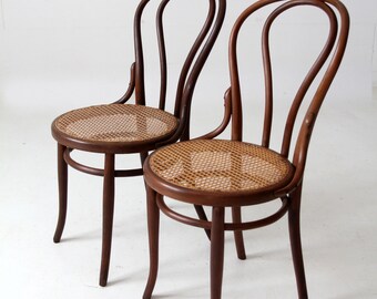 Antique Jacob & Josef Kohn Bentwood Chairs Pair - Etsy