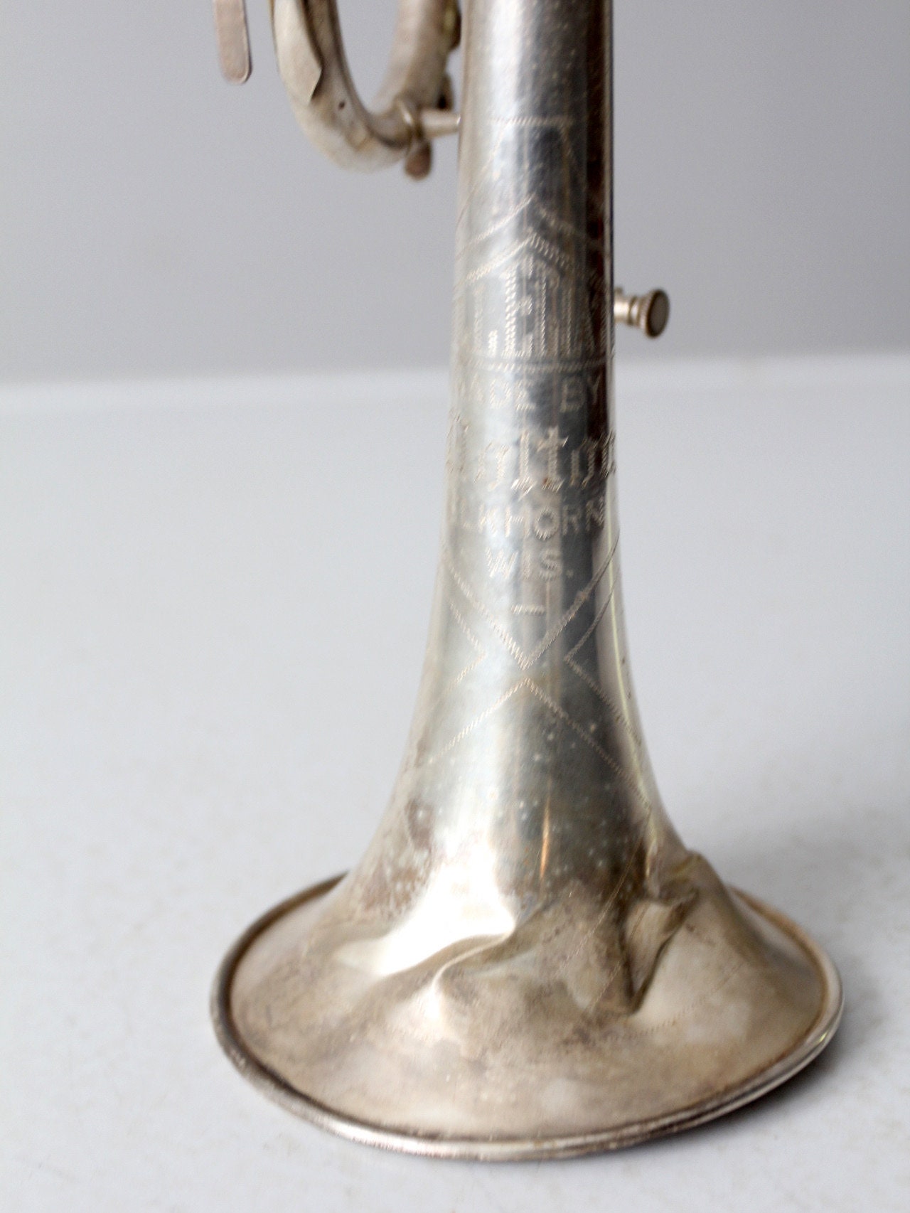 1940年代のホルトン・カレッジエイト・シルバープレート・トランペット