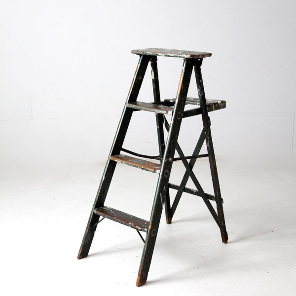 Antique Wood Ladder - Etsy