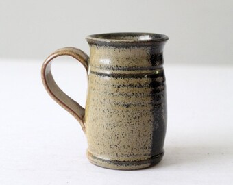 vintage handmade studio pottery mug