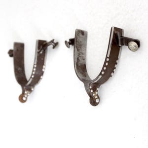 vintage spurs pair