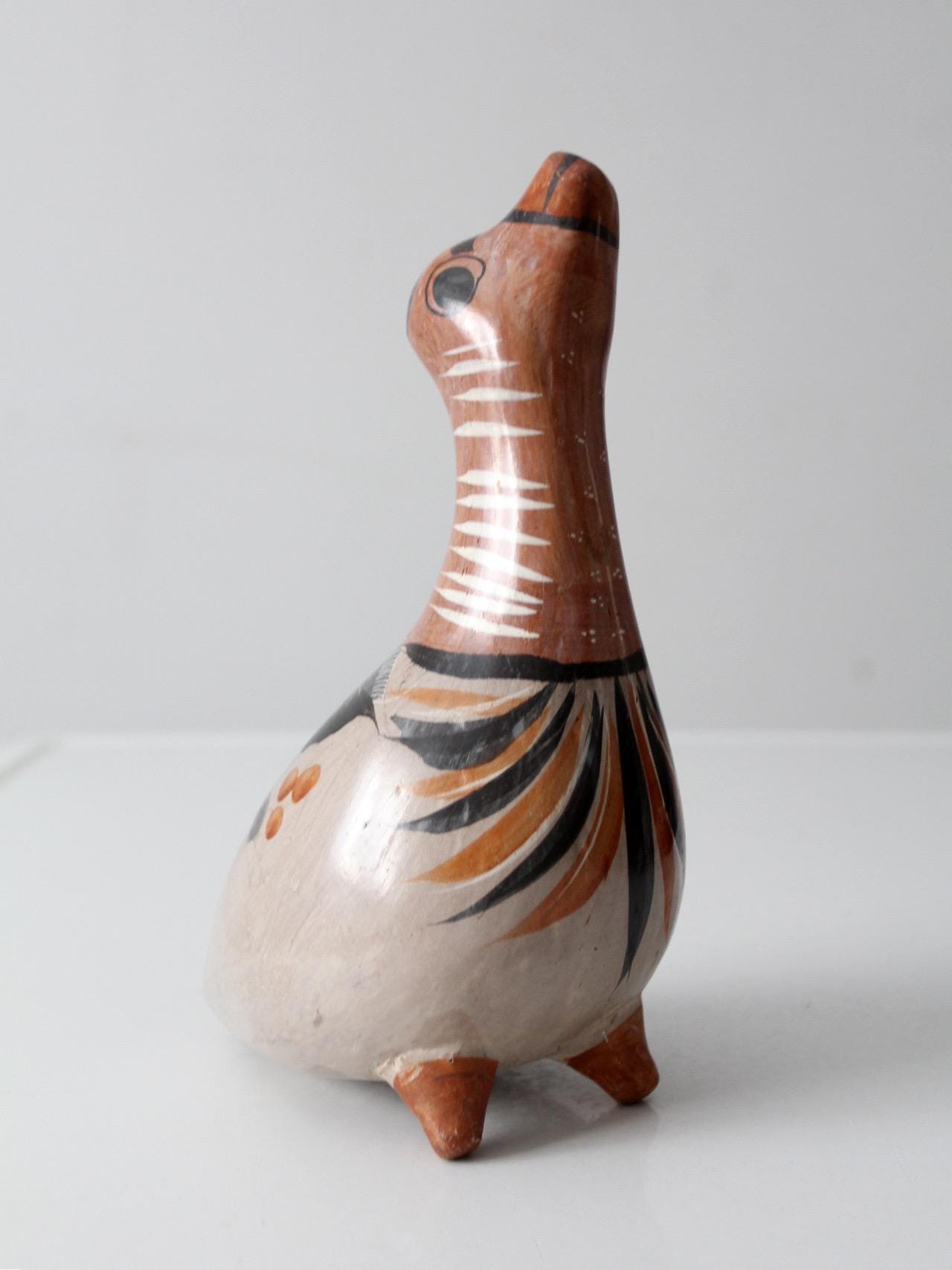ヴィンテージのトナラ鳥｜メキシコの手描き民芸陶器 - Etsy 日本