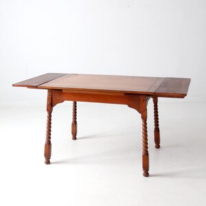 Vintage 1940s Kitchen Table With Slide Out Extensions - Etsy