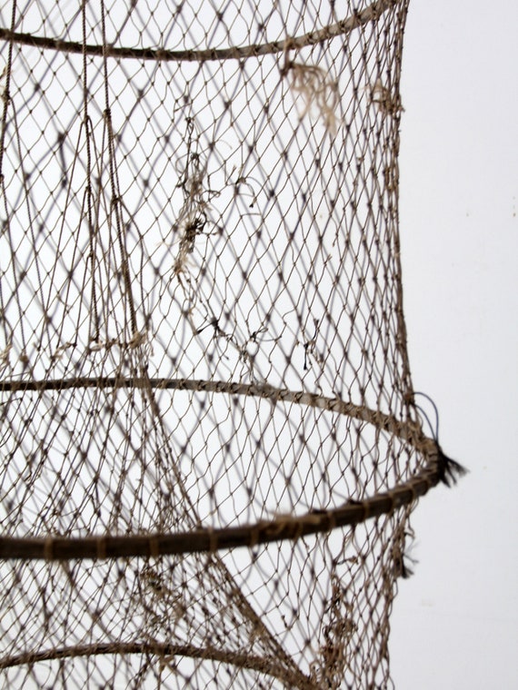Vintage Fyke Net, XL Fishing Net - Etsy Vintage Fyke Net, XL Fishing Net - Etsy