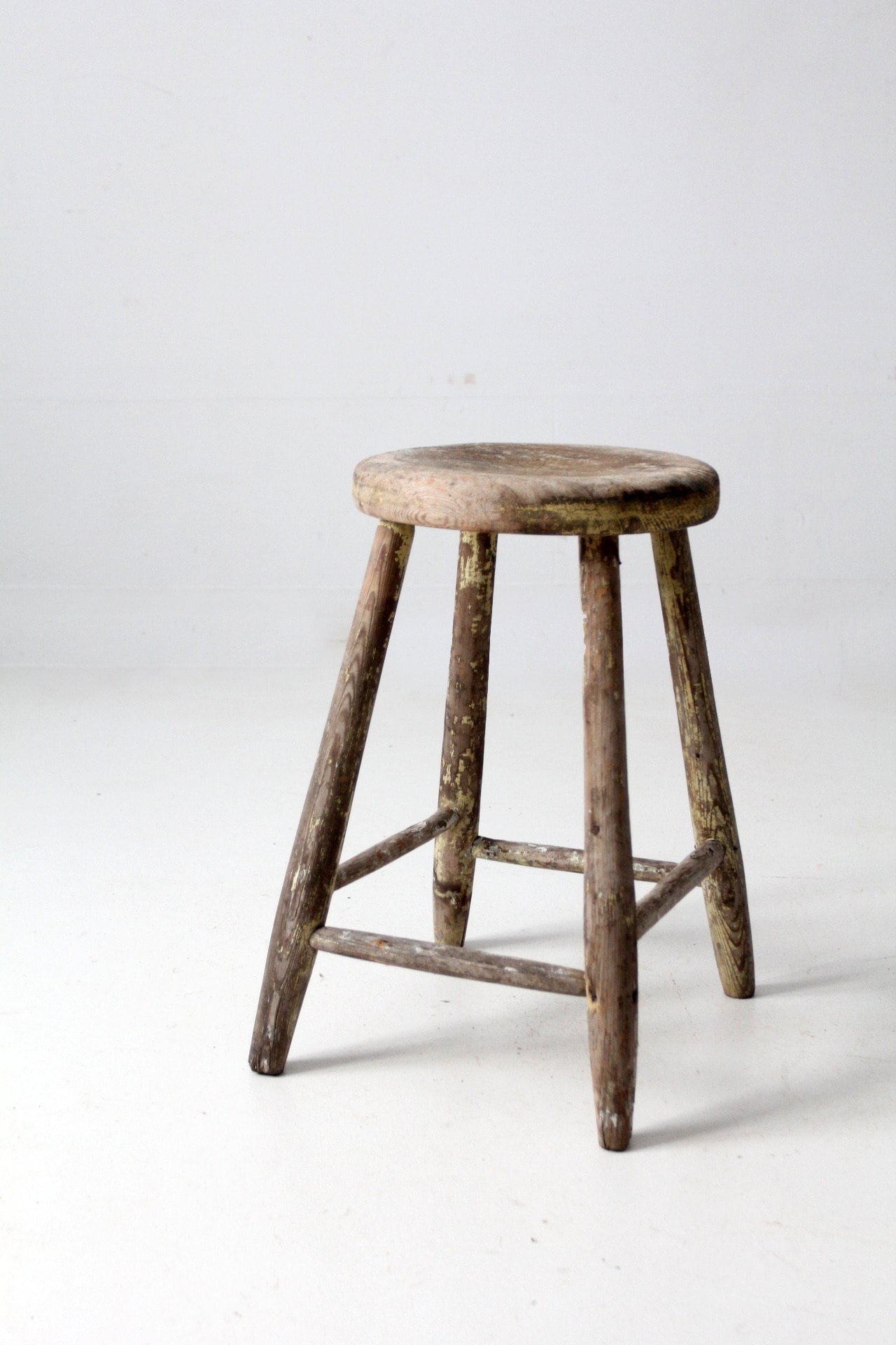 Antique Farmhouse Wooden Stool - Etsy