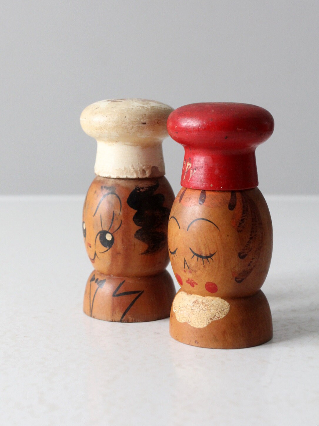 Mid-century Japanese Salt & Pepper Shakers Pair - Etsy