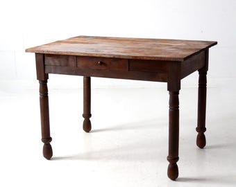 antique primitive farmhouse table