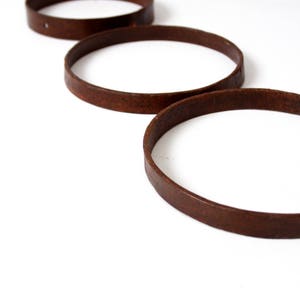 antique iron rings collection of 3 image 5