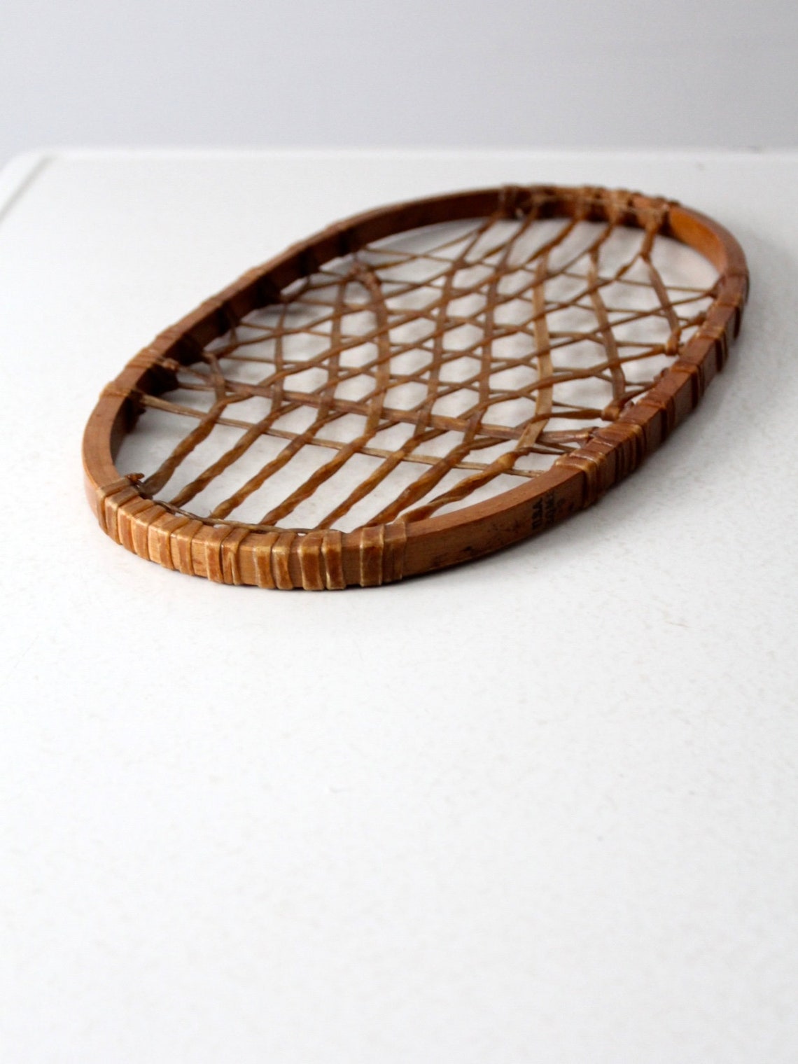 Antique Snowshoe Rustic Tray - Etsy