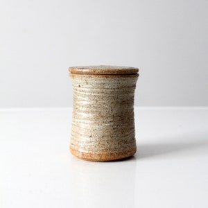 vintage studio pottery jar
