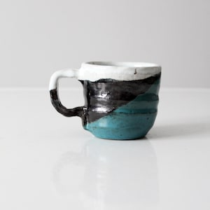 vintage studio pottery mug