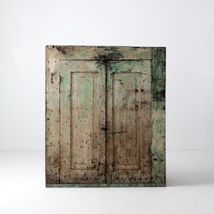 antique American primitive jelly cupboard cabinet