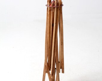 Antique Laundry Rack, Umbrella Style Wood Drying Rack - Etsy