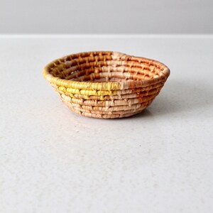 vintage coil basket bowl