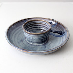 vintage Steve Coburn studio pottery serving platter