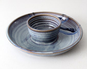 vintage Steve Coburn studio pottery serving platter