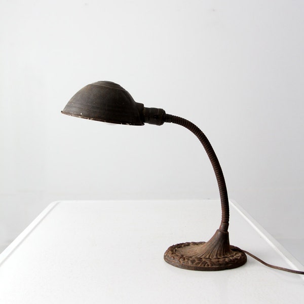 lampe à cou OIE Vintage, lampe de table industriel