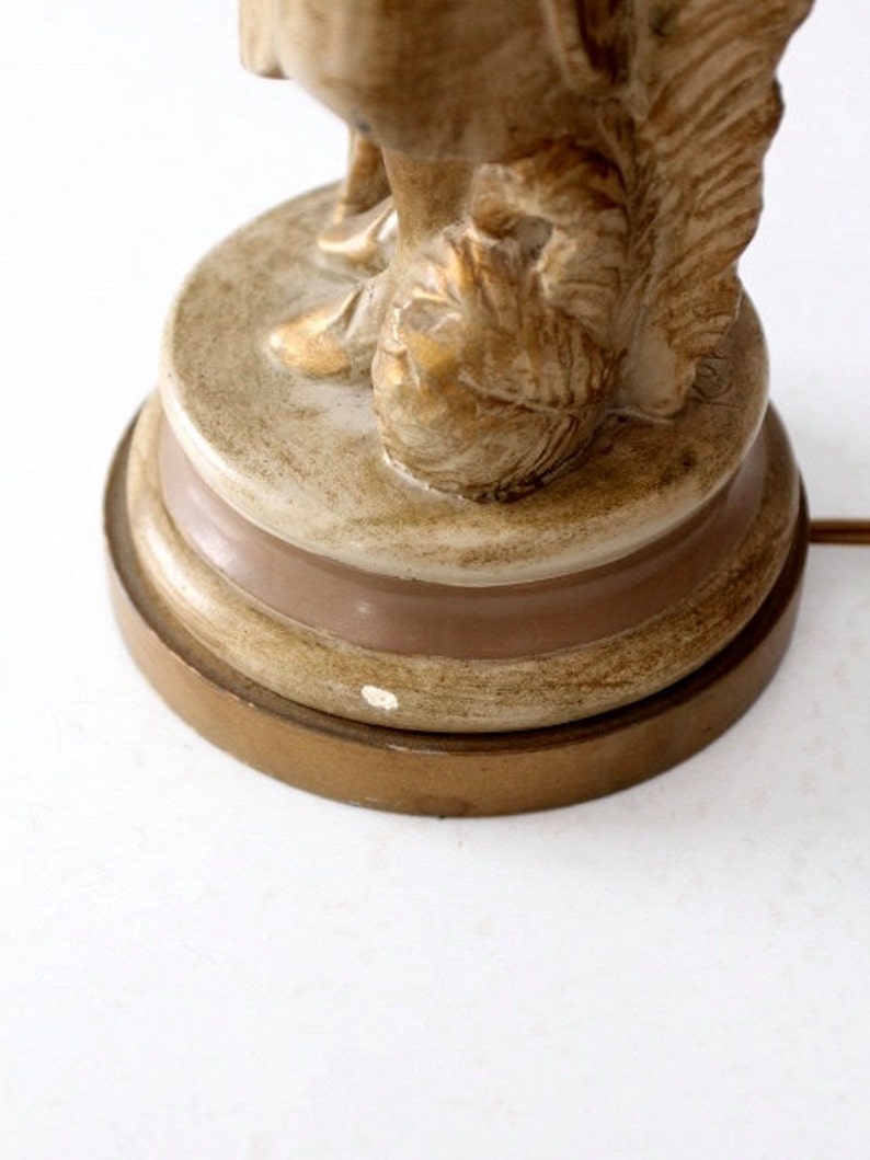 vintage figural table lamp image 4