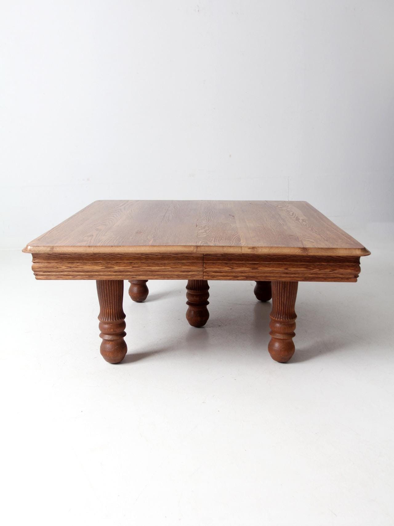 Antique Oak Coffee Table - Etsy