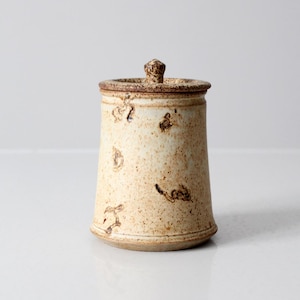 vintage studio pottery jar