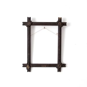 antique tramp art picture frame