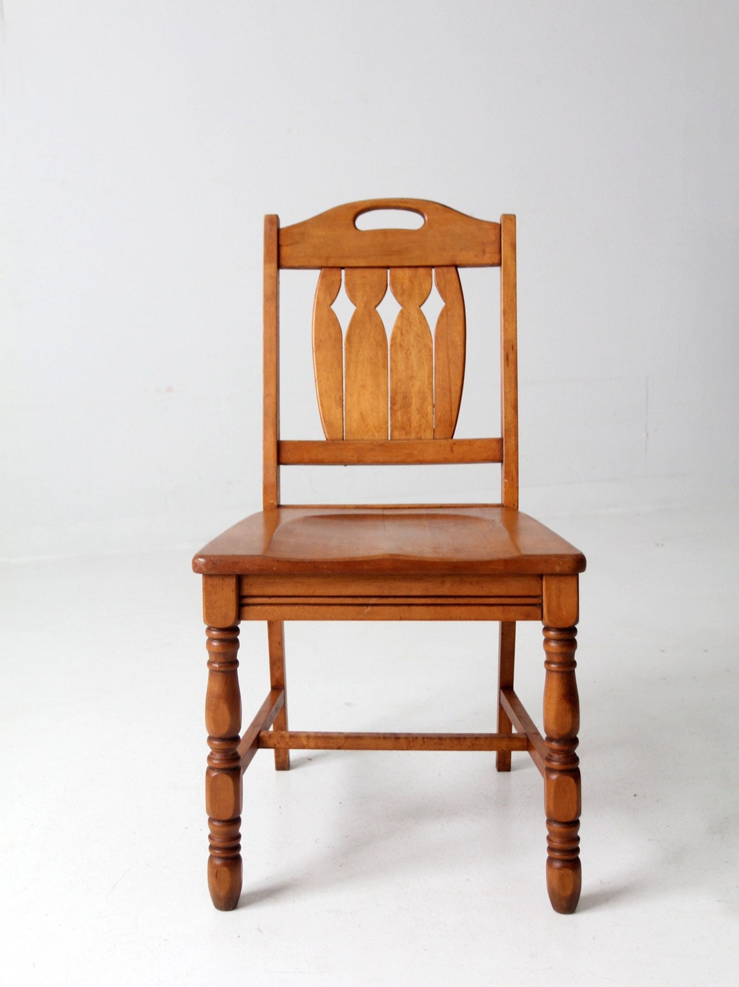 Antique Wood Dining Chair - Etsy